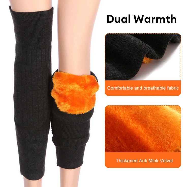 Woolen Knee Warmer Pads for Men & Women | Stylish & Versatile | Random Colors