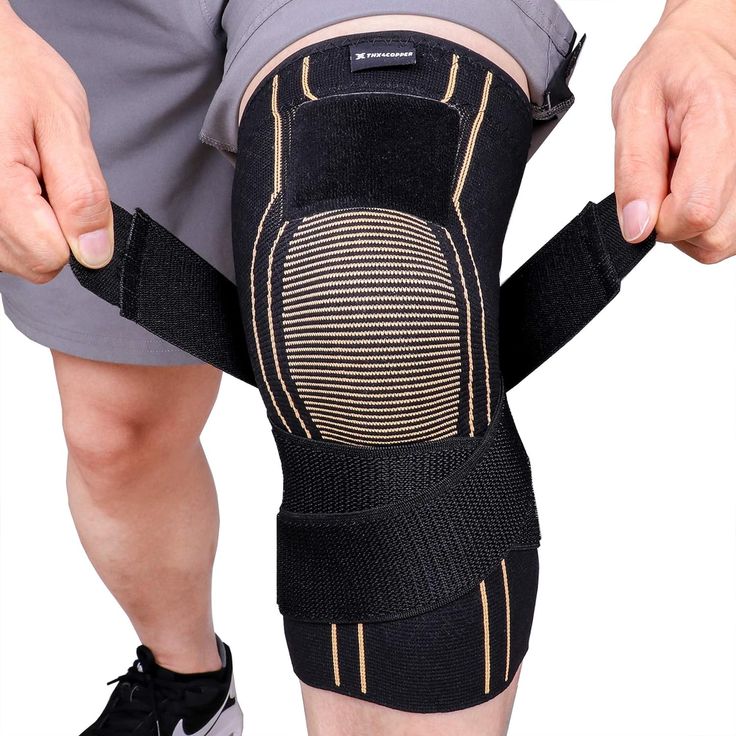 Adjustable 3D Knee Support | Patella Gel Pad | Pain Relief & Anti-Slip Grip