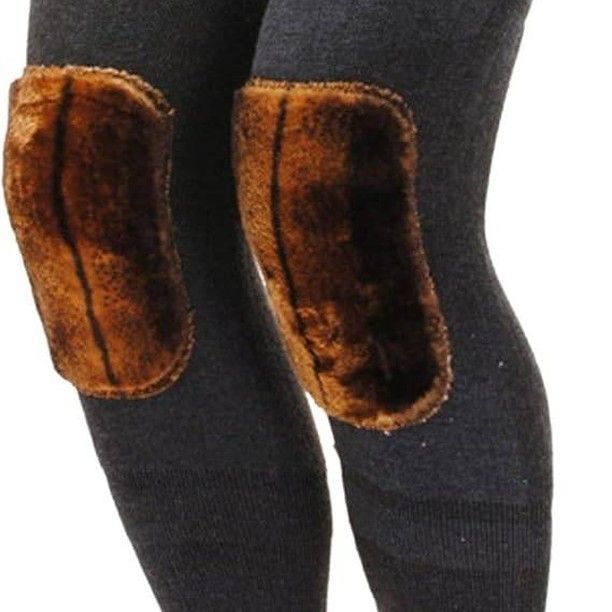 Woolen Knee Warmer Pads for Men & Women | Stylish & Versatile | Random Colors