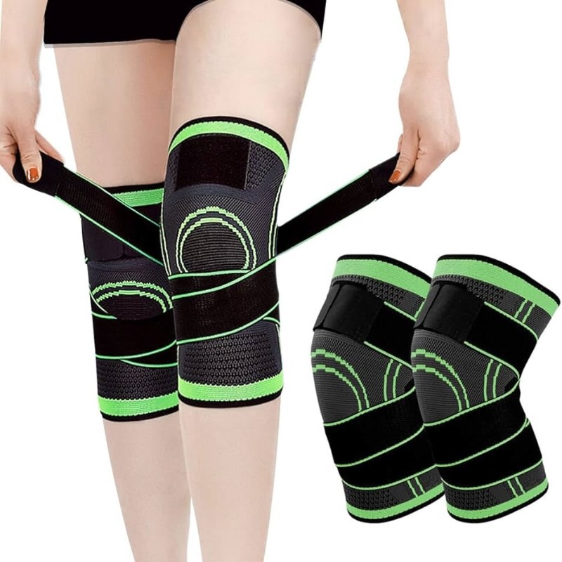 Adjustable 3D Knee Support | Patella Gel Pad | Pain Relief & Anti-Slip Grip